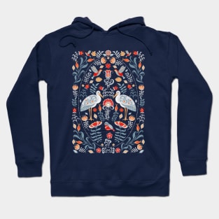 Storks and Flowers Hoodie